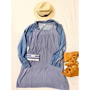 Blue and white old Navy Cami dress XXL